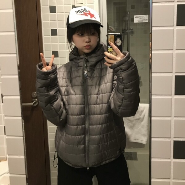 틴스튜디오,keemy 경랑 후드 패딩