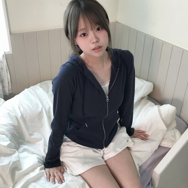 틴스튜디오,[당일발송] keemy 썸머 슬림 후드집업